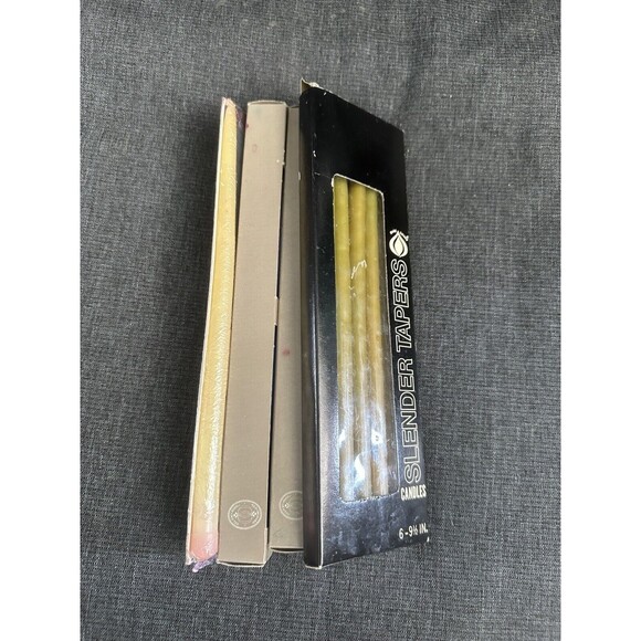 Vintage 10” Taper Candles Lot of 22 9.5-10” Slender Guild House Petitapers NEW - Picture 3 of 6
